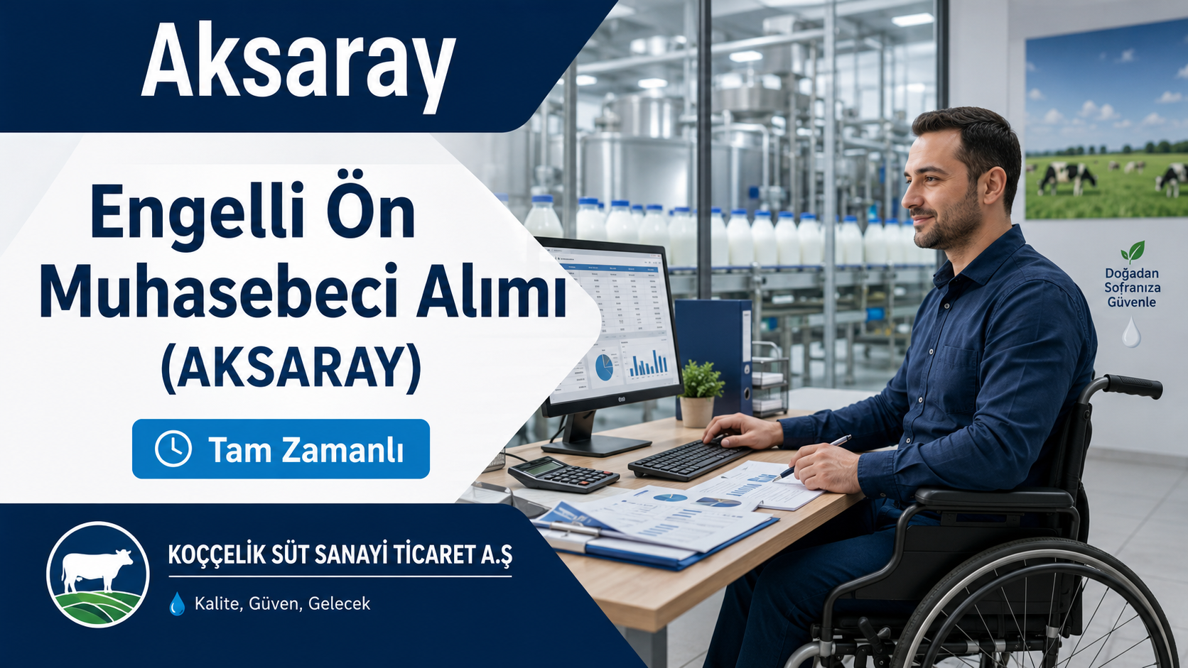 Engelli ön muhasebeci alımı (aksaray)