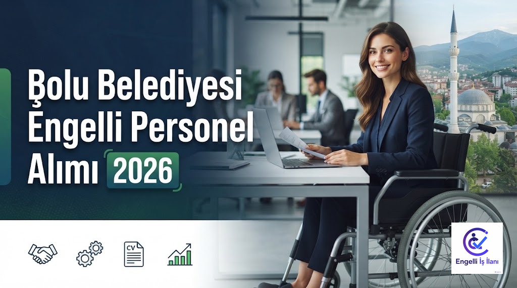 Bolu Belediyesi Engelli Personel Alımı 2026