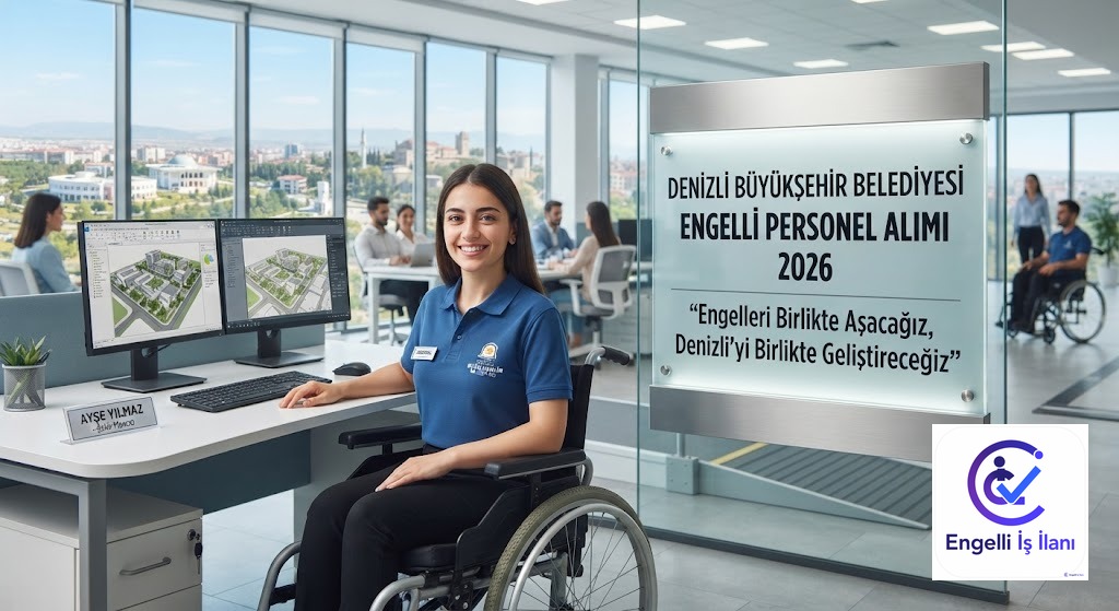 Denizli Büyükşehir Belediyesi Engelli Personel Alımı 2026